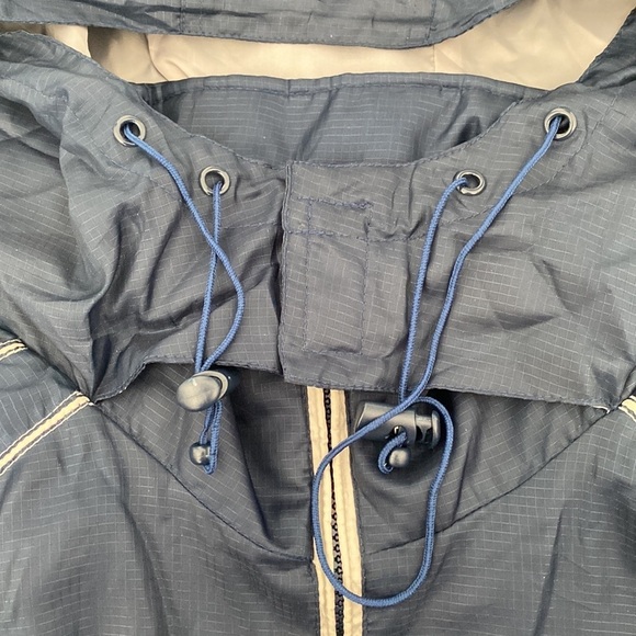 NFL NEW ENGLAND PATRIOTS Blue Detachable-Hoodie Full-Zip Logo Jacket in Large - Picture 15 of 16